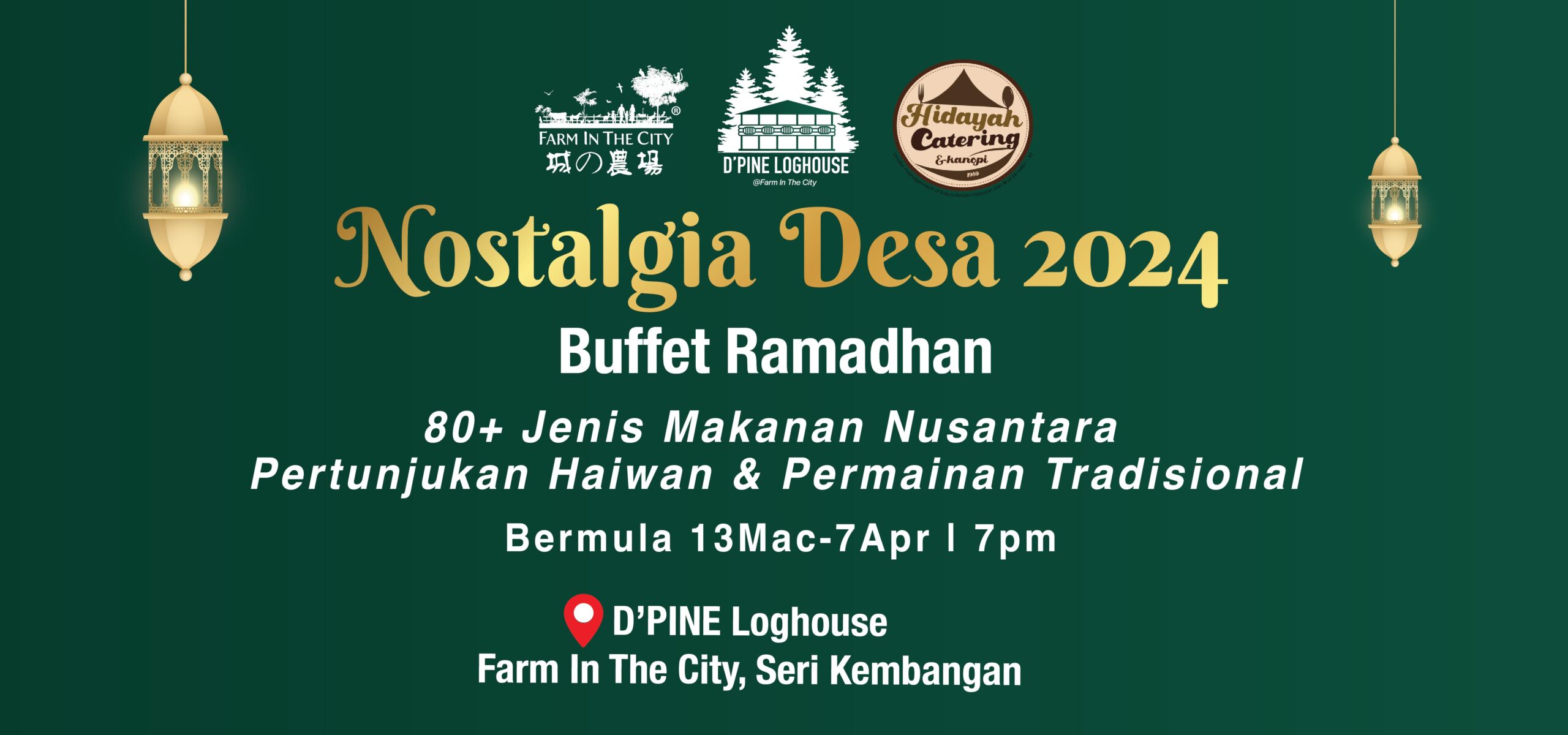 🌙 Dive into Nostalgia Desa Iftar Buffet Ramadan at Farm in the City! 🌙
