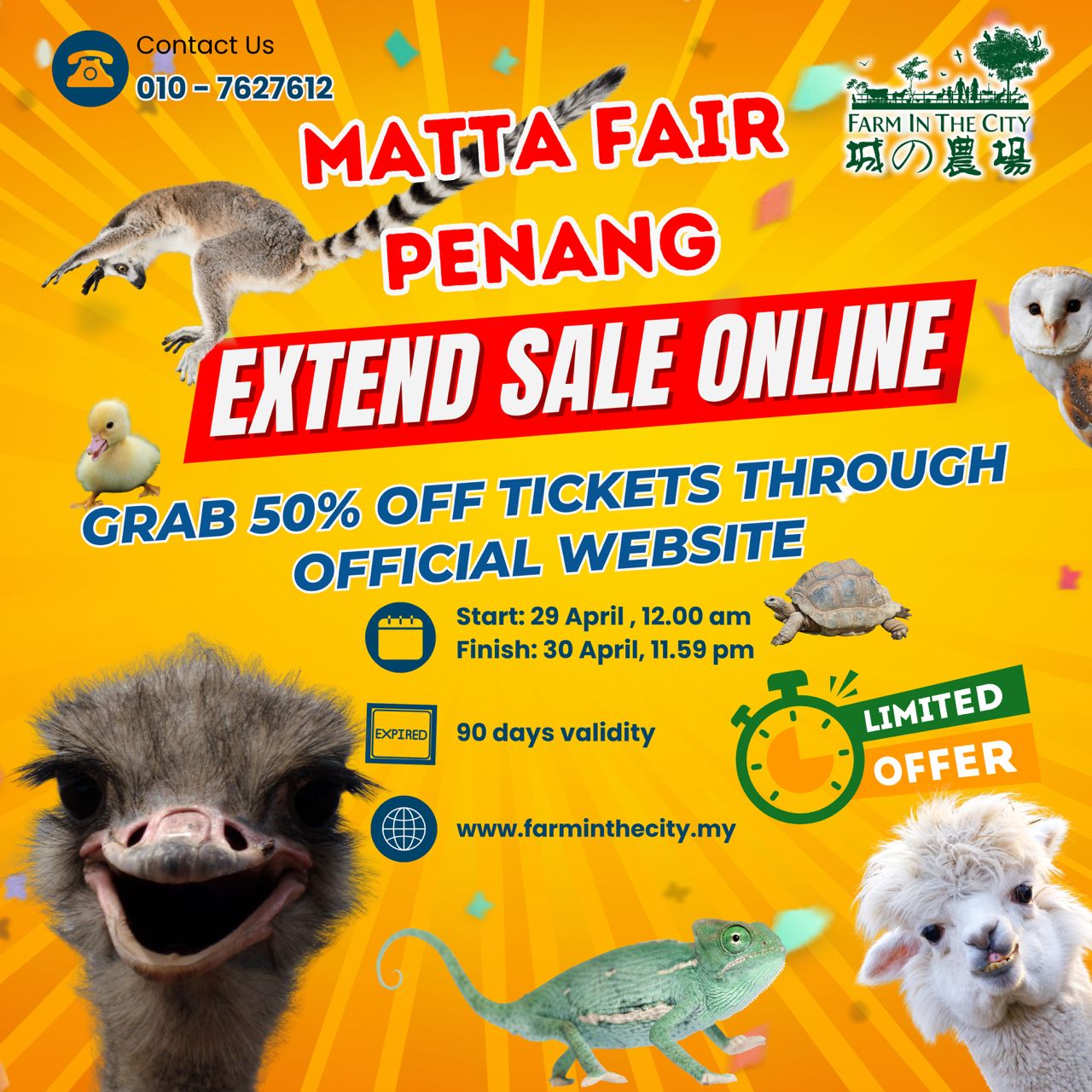 MATTA FAIR Penang Extended Limited Time Sale Online!