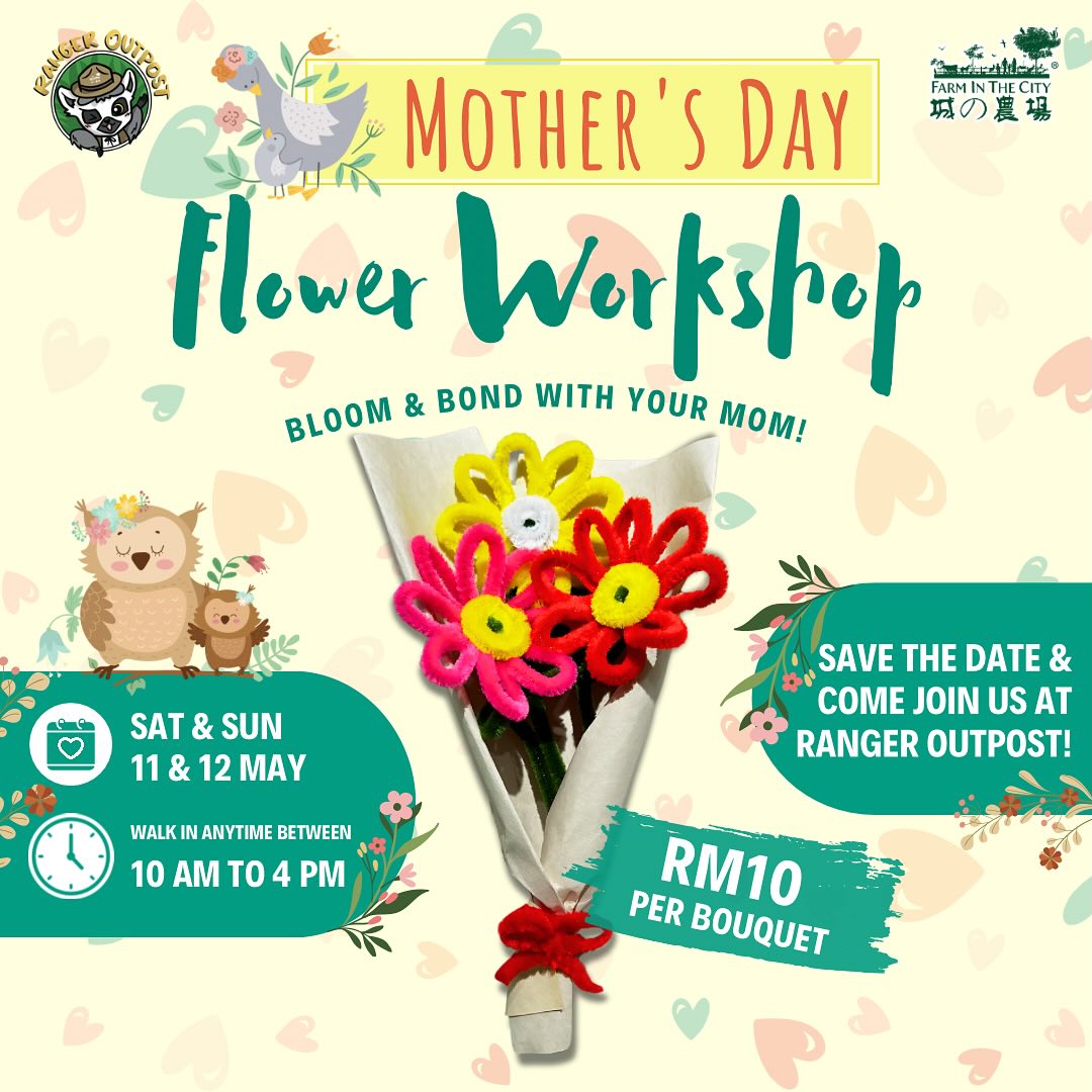 Mother’s Day Flower Workshop 🌷🌹🌸