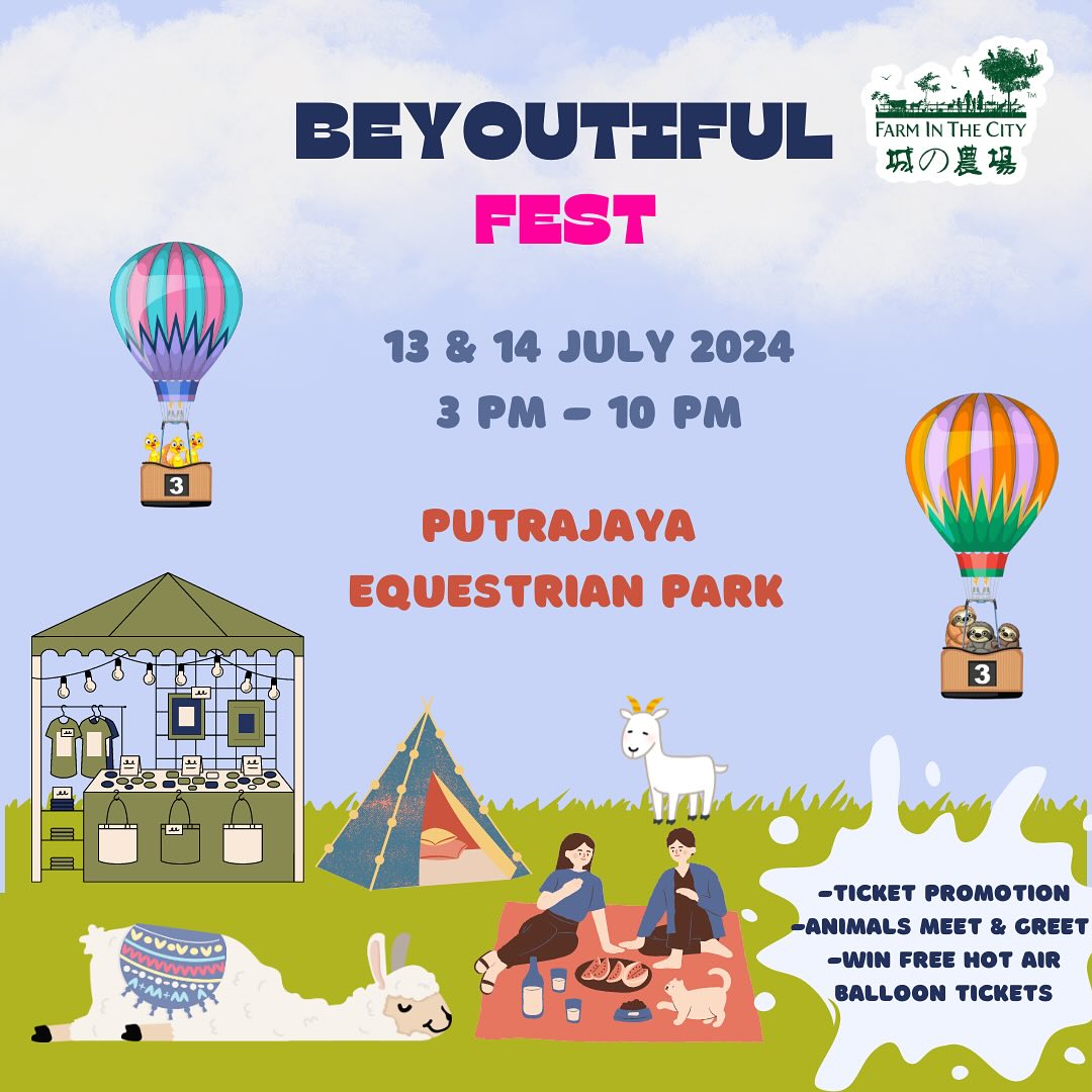 🦙Alpacas Fun Day Out @ Beyoutiful Fest Putrajaya Equestrian Park 🌴✨