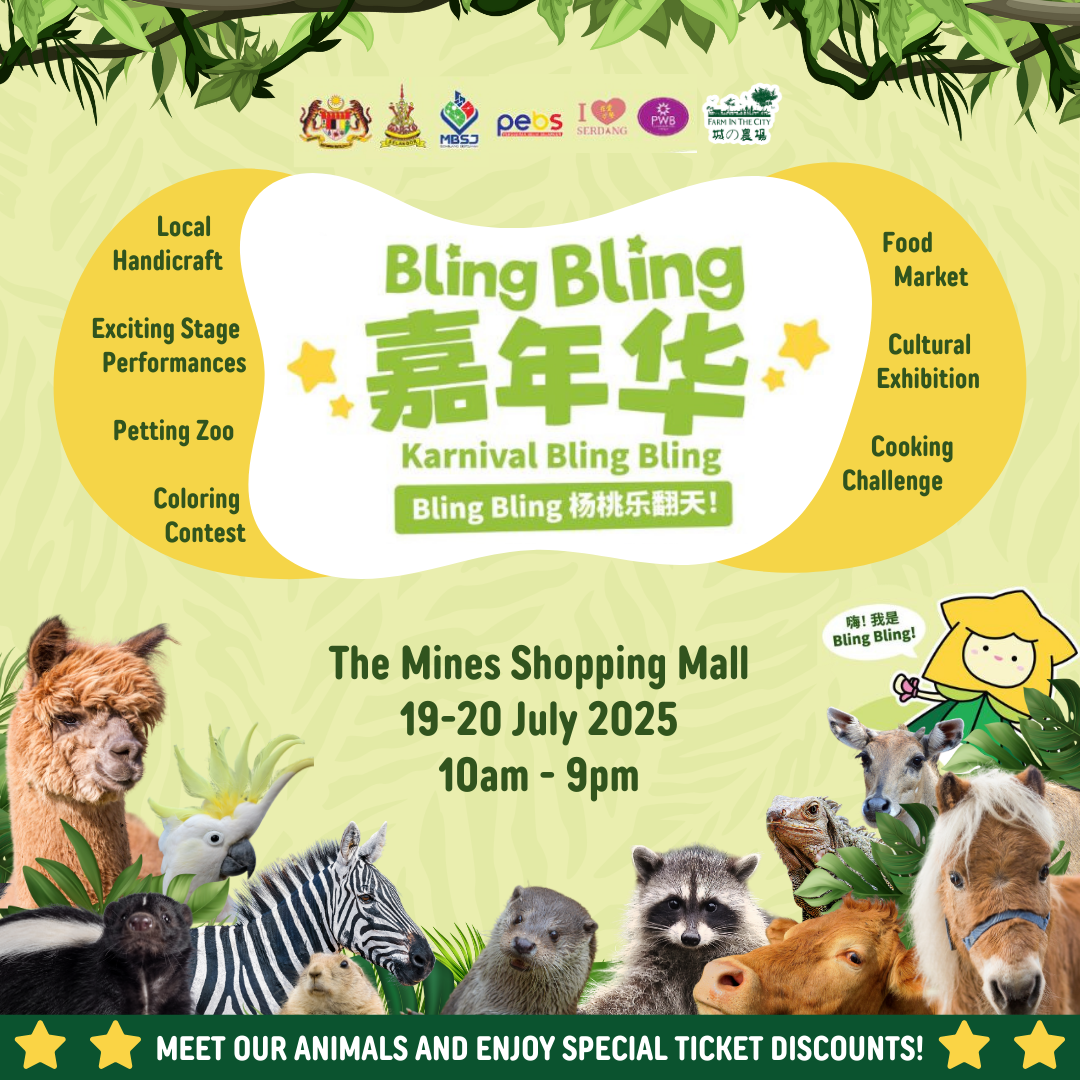 Bling-Bling Carnival Seri Kembangan 19-20 July 2025 @ The Mines Shopping Mall