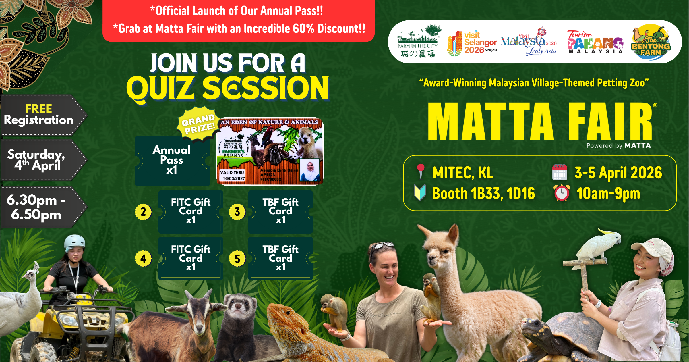 Annual Pass is BACK @ MATTA FAIR [3-5 April 2026]