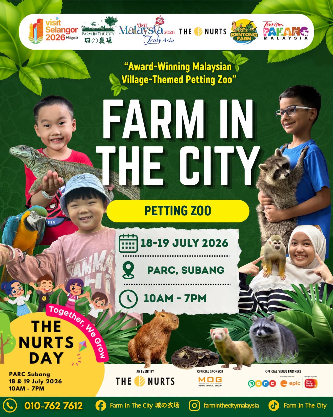 A Weekend of Fun, Learning & Adventure Awaits @ The Nurts Day, PARC Subang [18-19 July 2026]