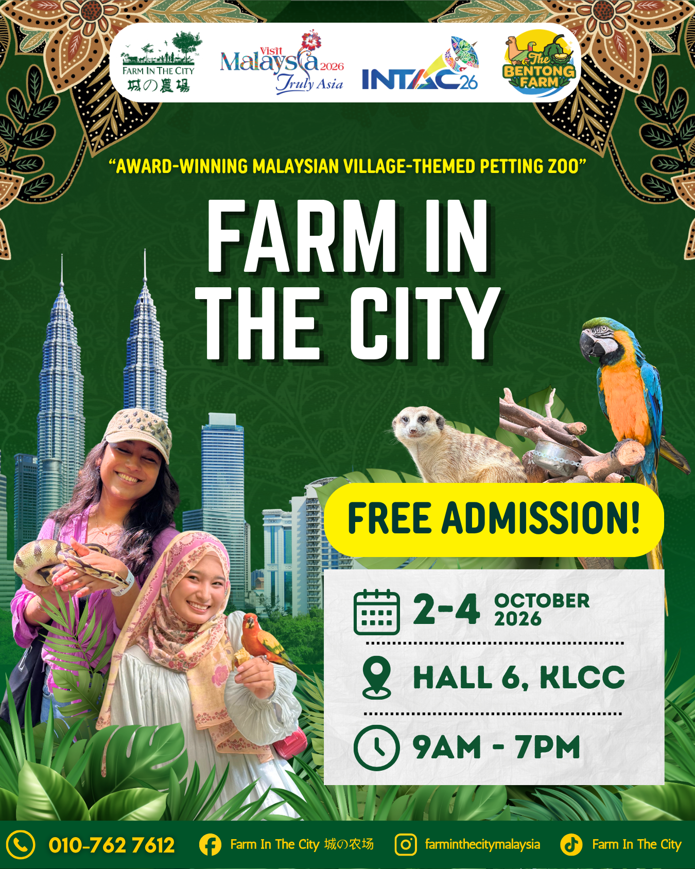 🌿 Meet Farm In The City at INTAC 2026! 🐾